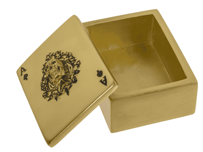 Caja para guardar naipes, calavera