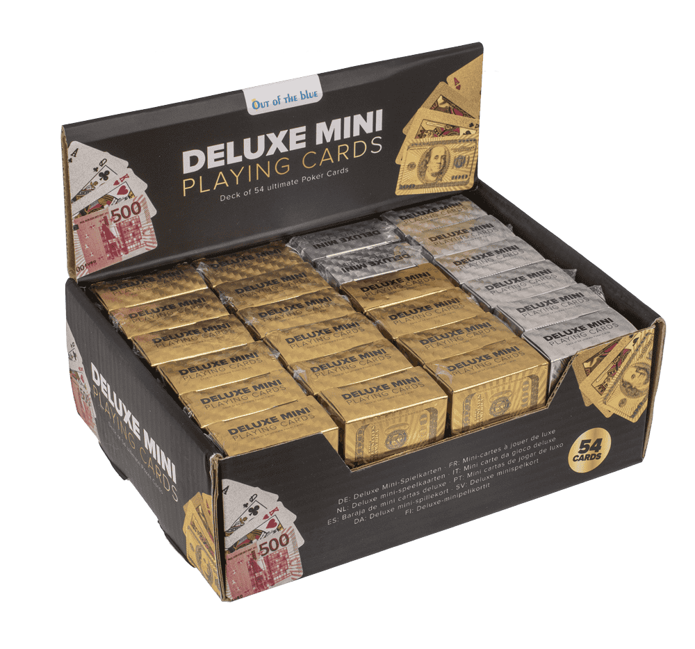 Deluxe Mini Playing cards, approx. 3,8 x 5,4 cm,