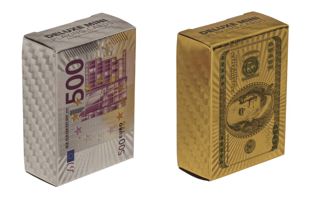 Deluxe Mini Playing cards, approx. 3,8 x 5,4 cm,