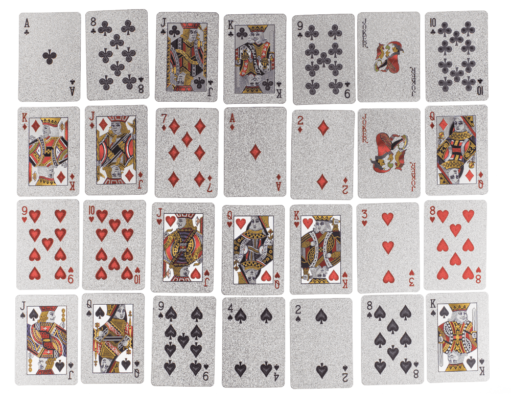 Deluxe Mini Playing cards, approx. 3,8 x 5,4 cm,