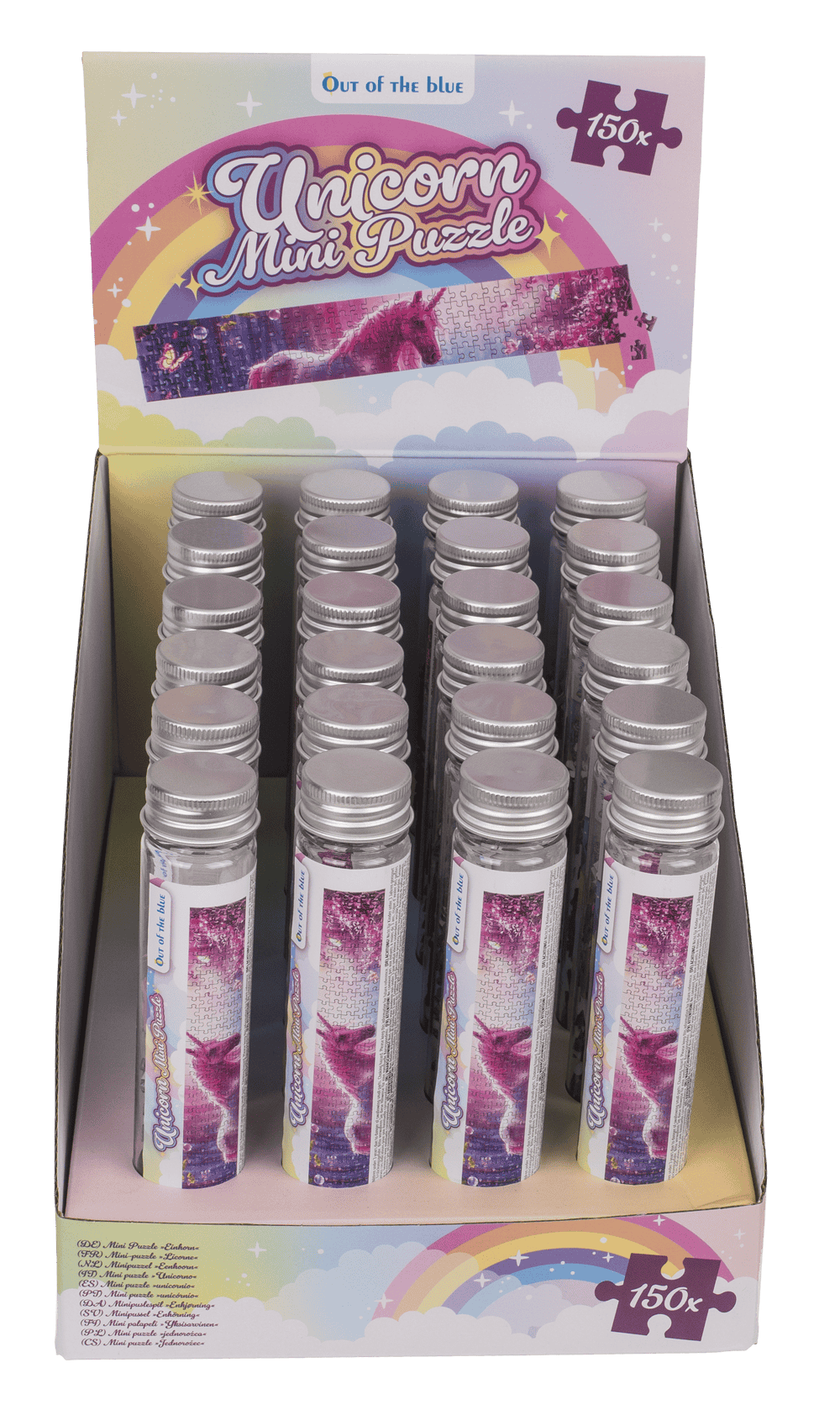 Mini-Puzzle, Unicorn, 150 pcs.,