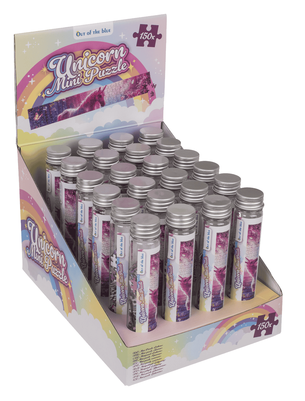 Mini-Puzzle, Unicorn, 150 pcs.,