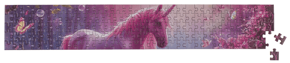Mini-Puzzle, Unicorn, 150 pcs.,