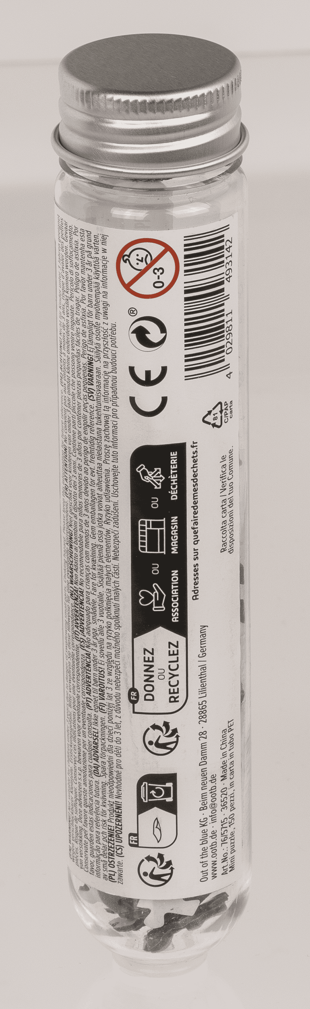 Mini-Puzzle, Unicorn, 150 pcs.,