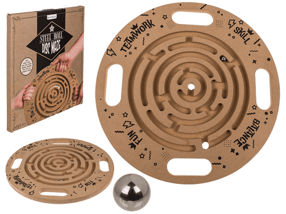 Steel Ball Disc Maze, 34 cm,