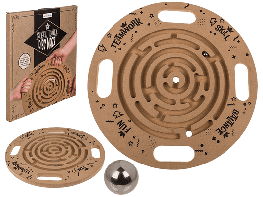Steel Ball Disc Maze, 34 cm,