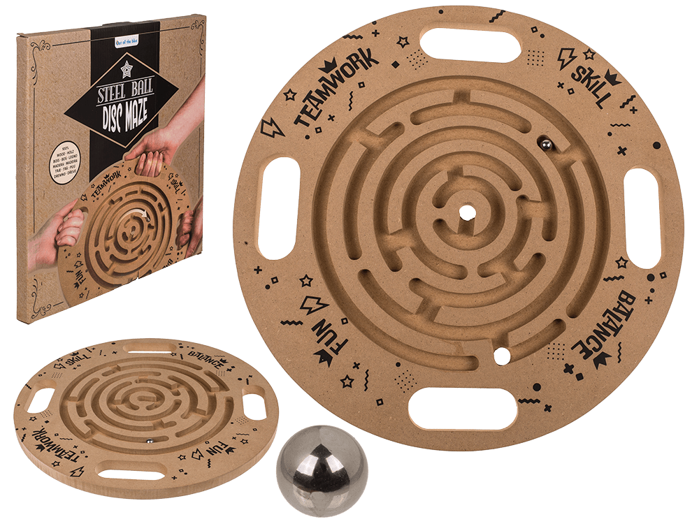 Steel Ball Disc Maze, 34 cm,