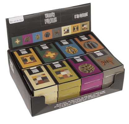 Wooden Puzzle, 8 ass.,