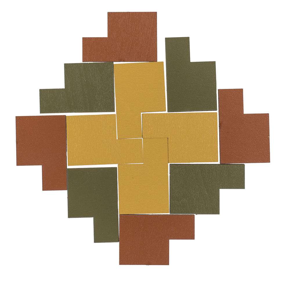 Wooden Puzzle, 8 ass.,