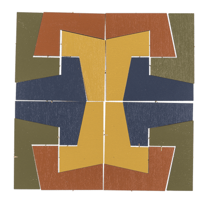 Wooden Puzzle, 8 ass.,