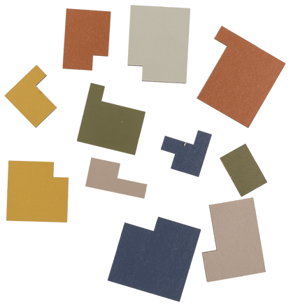 Wooden Puzzle, 8 ass.,