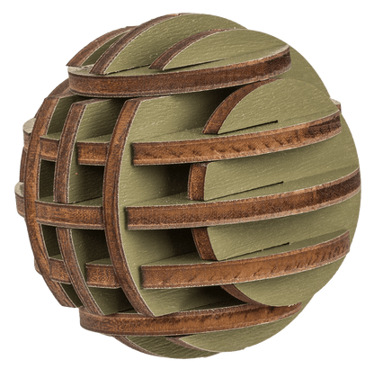 Wooden Puzzle, 8 ass.,