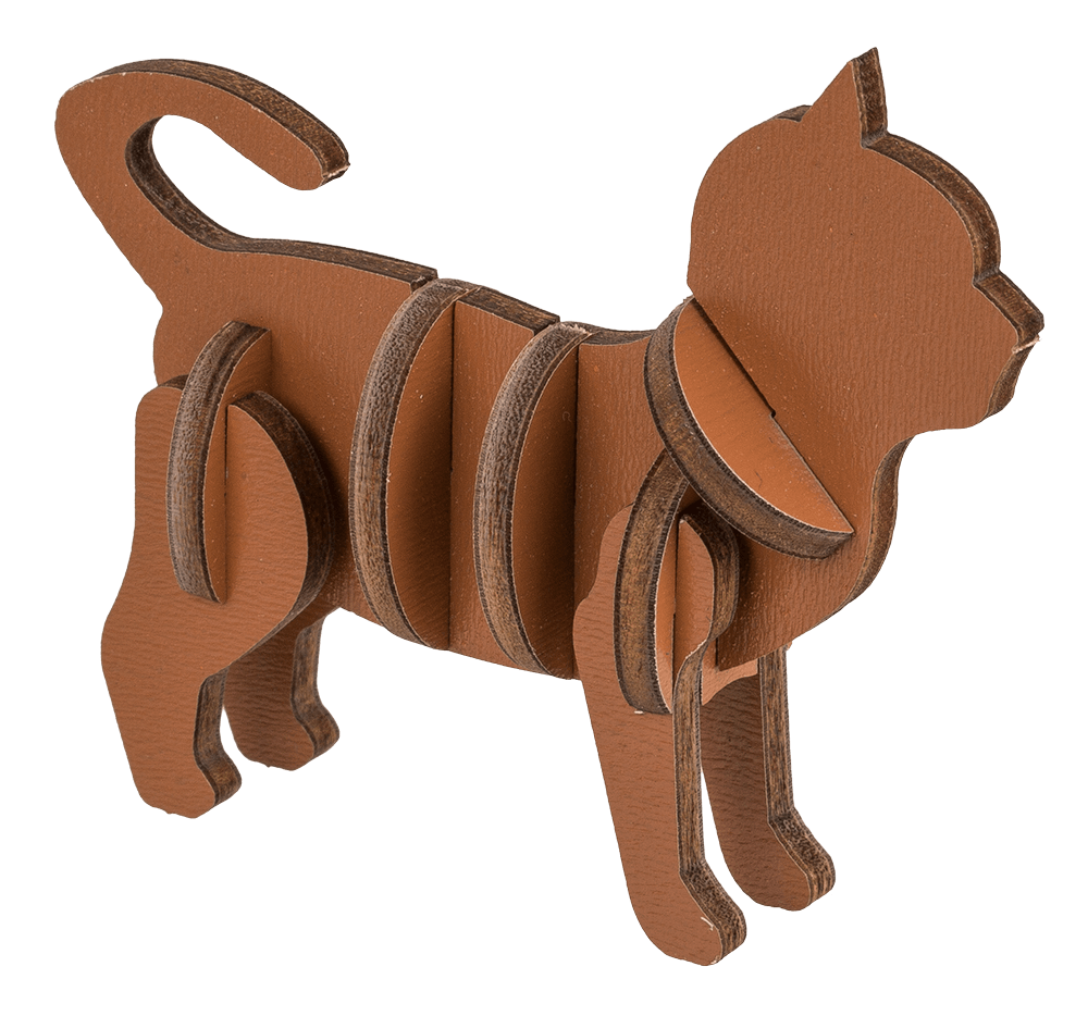 Wooden Puzzle, 8 ass.,