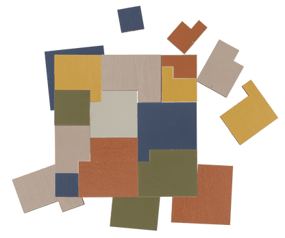 Wooden Puzzle, 8 ass.,