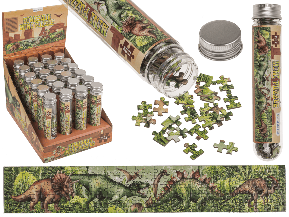 Mini-Puzzle, Dinosaur, 150 pcs.,