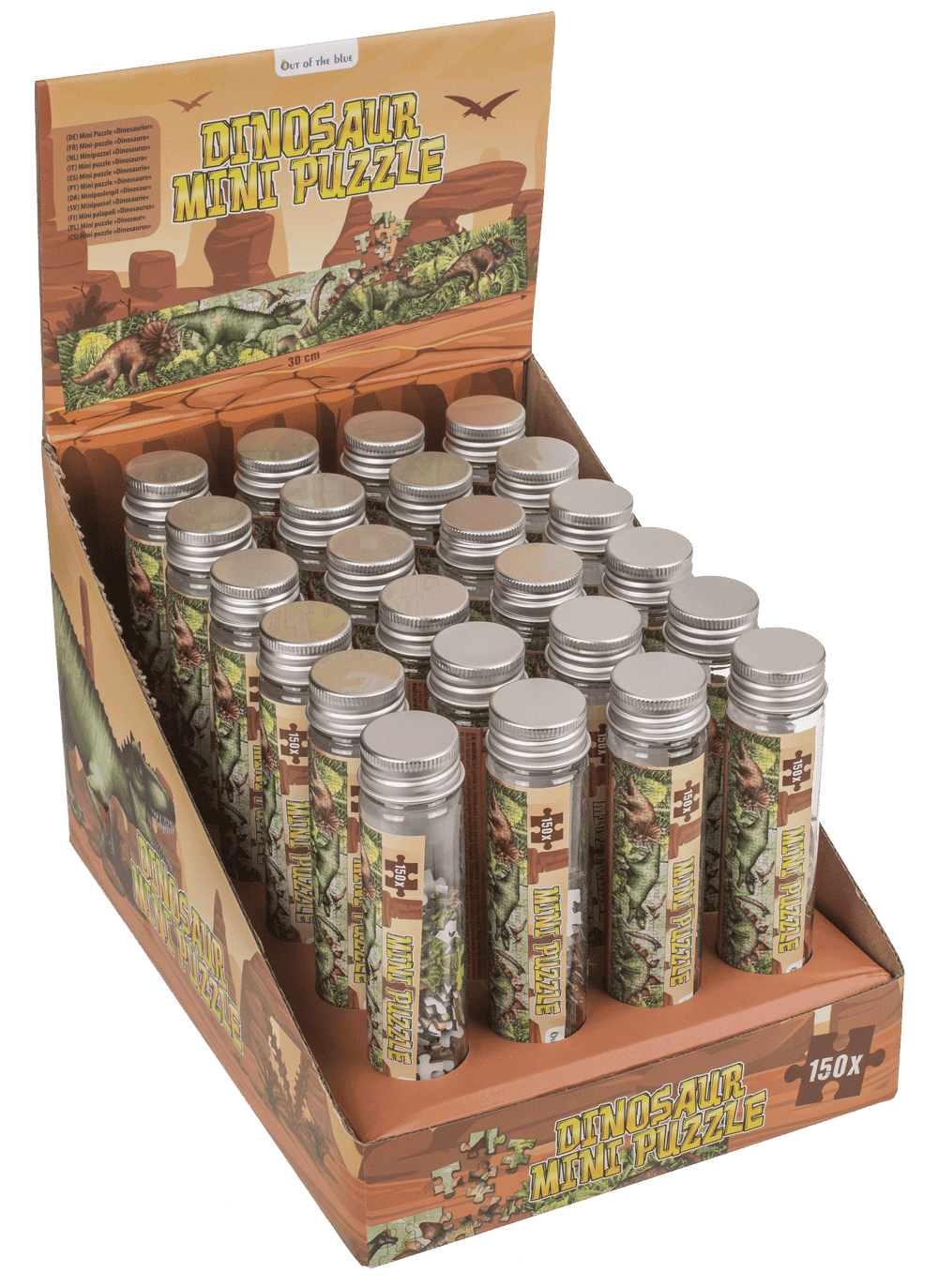 Mini-Puzzle, Dinosaur, 150 pcs.,