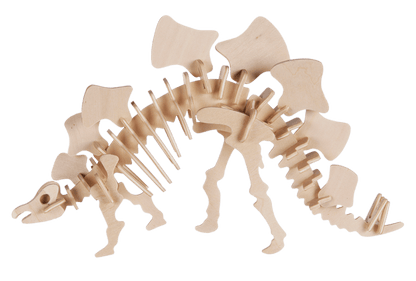 Natural Wooden 3D Puzzle, Dinosaur Skeleton I,
