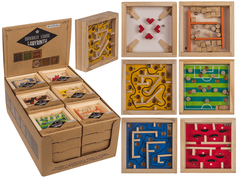 Wooden game of skill, Labyrinth,