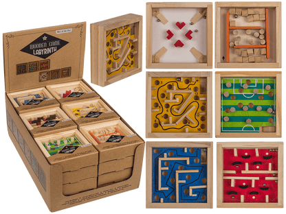 Wooden game of skill, Labyrinth,