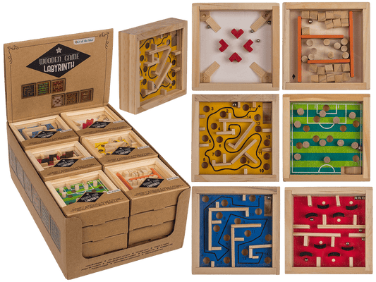 Wooden game of skill, Labyrinth,
