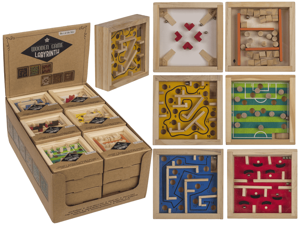 Wooden game of skill, Labyrinth,