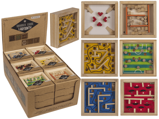 Wooden game of skill, Labyrinth,