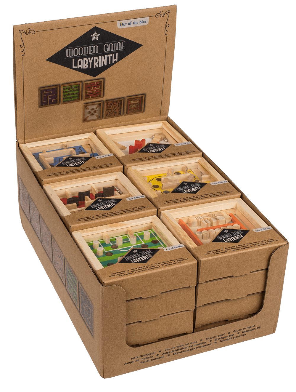 Wooden game of skill, Labyrinth,