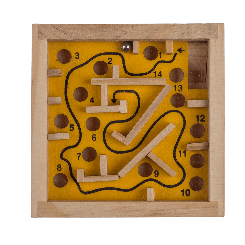 Wooden game of skill, Labyrinth,