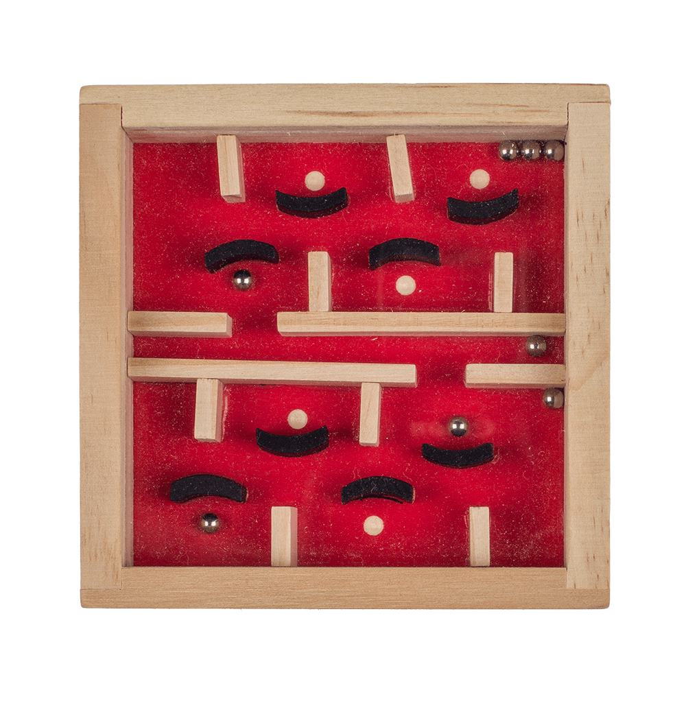 Wooden game of skill, Labyrinth,