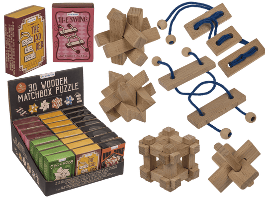 3D Wooden match box puzzle,