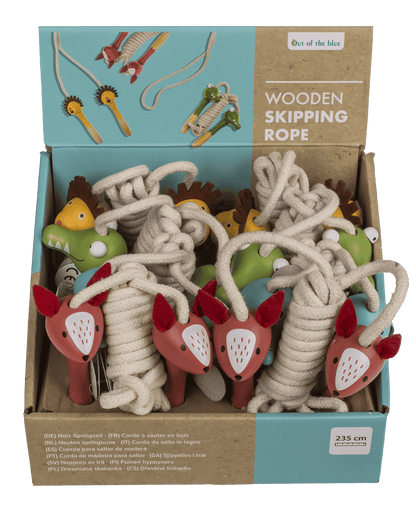 Wooden skipping rope, animal