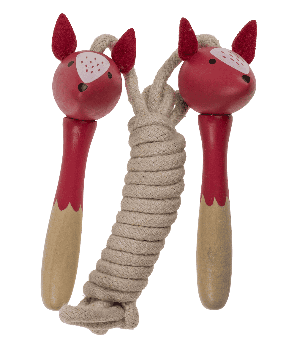 Wooden skipping rope, animal