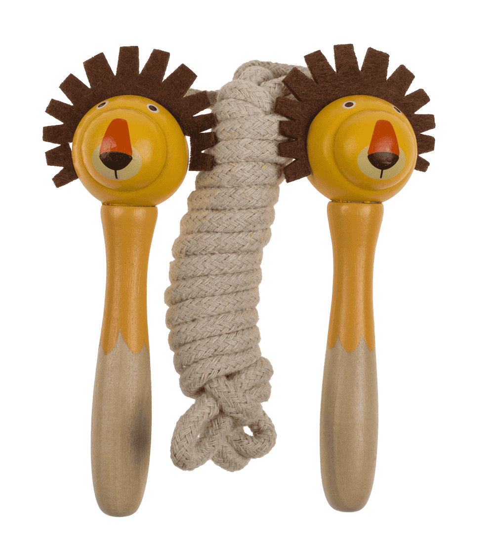 Wooden skipping rope, animal
