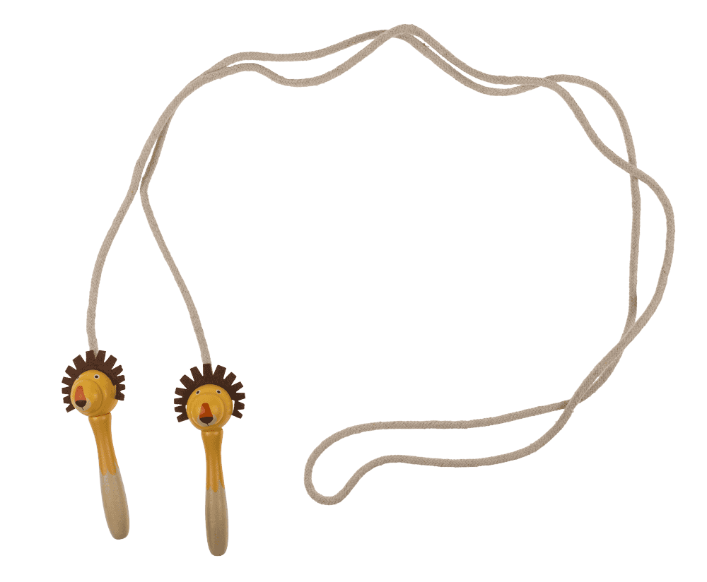 Wooden skipping rope, animal
