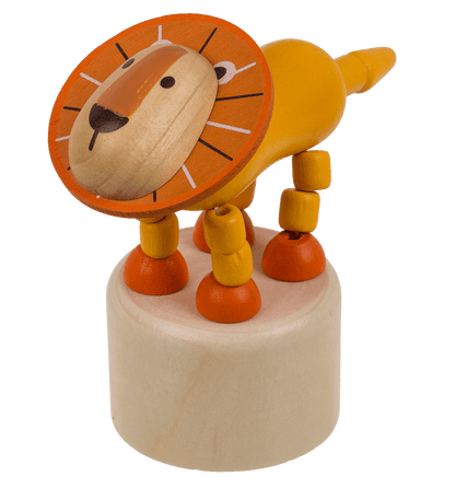 Wooden pushing puppet, animal