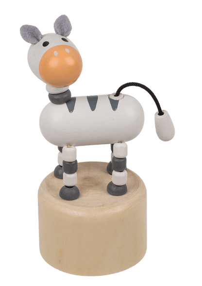 Wooden pushing puppet, animal