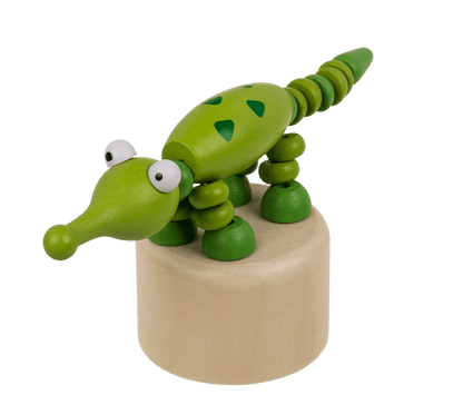 Wooden pushing puppet, animal