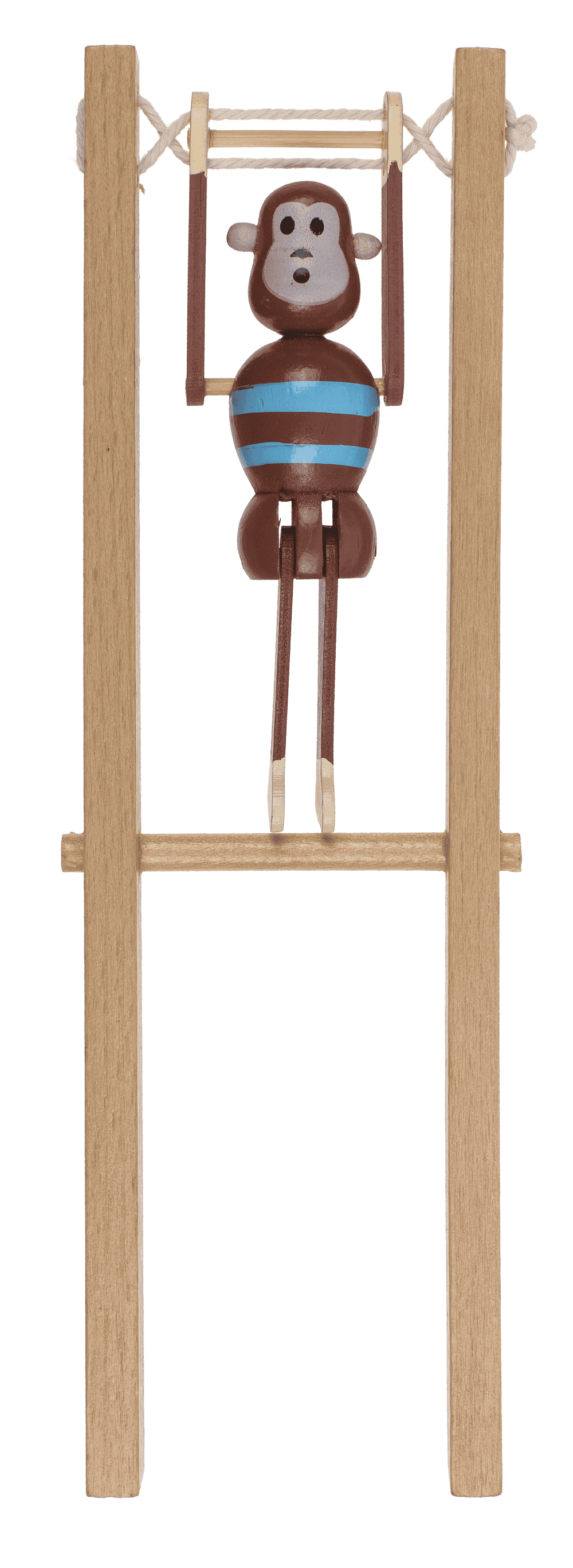 Wooden Swinging Monkey, 7x2,2x23 cm,