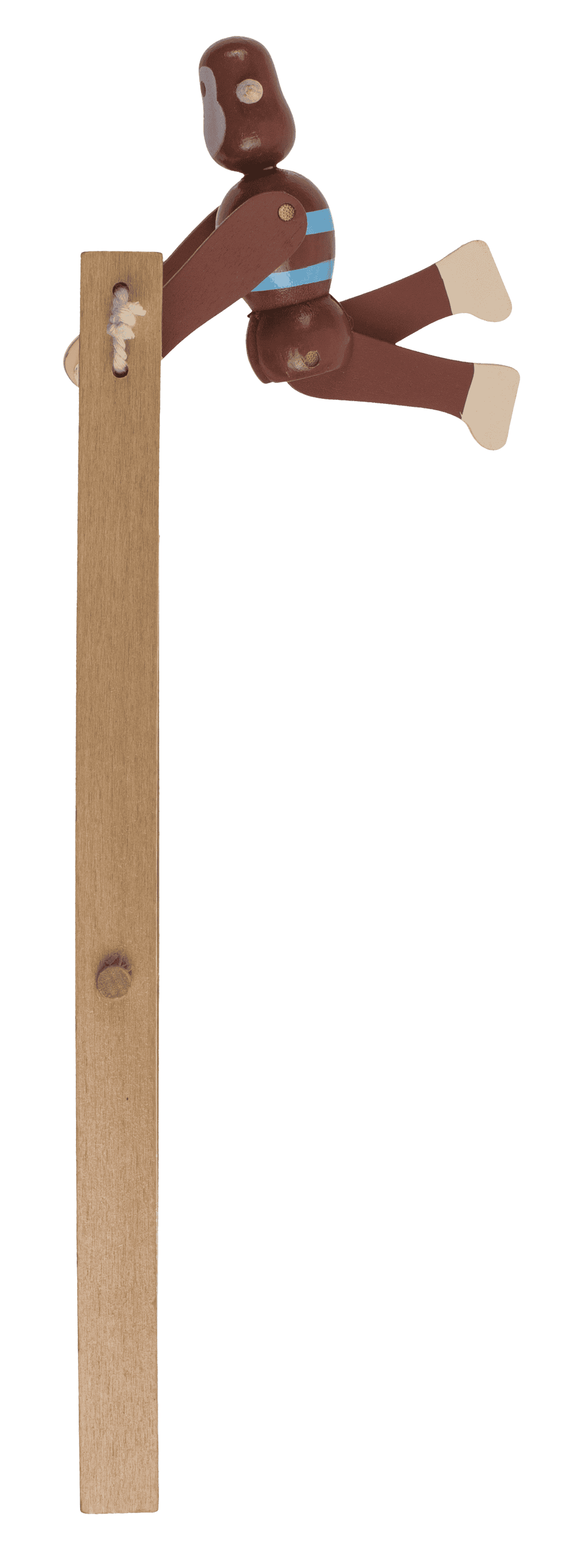 Wooden Swinging Monkey, 7x2,2x23 cm,