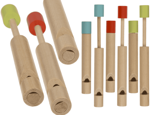 Wooden slide whistle, 12 x 1,5 cm,