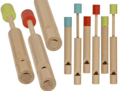 Wooden slide whistle, 12 x 1,5 cm,