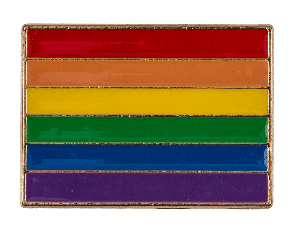 Metal pin, pride, ca. 3 cm, 8-assorted,