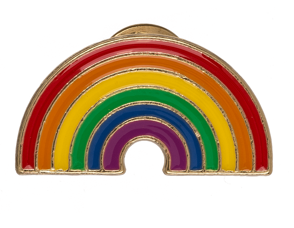 Metal pin, pride, ca. 3 cm, 8-assorted,