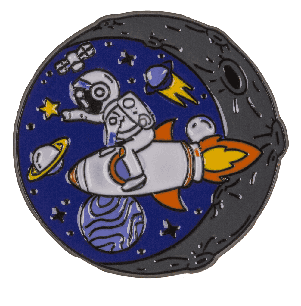 Metal pin, Space, 3 cm,