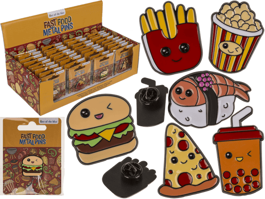 Alfiler de metal, comida rápida