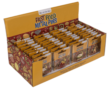 Alfiler de metal, comida rápida
