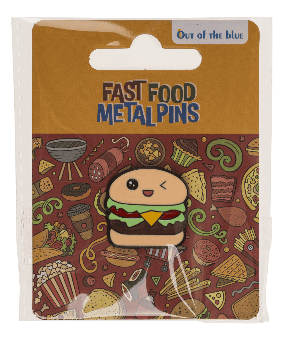 Metal pin, Fast Food, 3 cm,