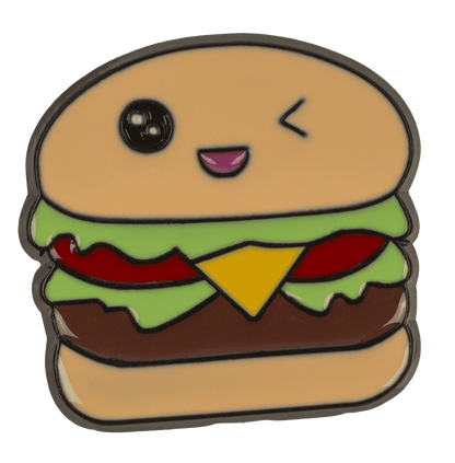 Metal pin, Fast Food, 3 cm,