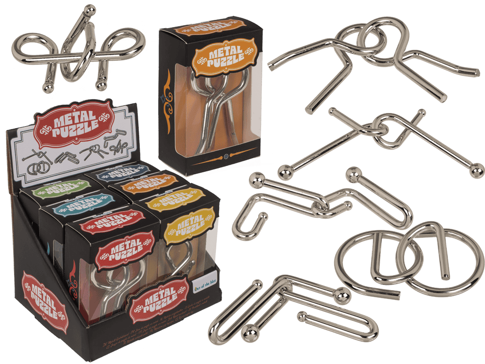 Metal puzzle, 9 cm,