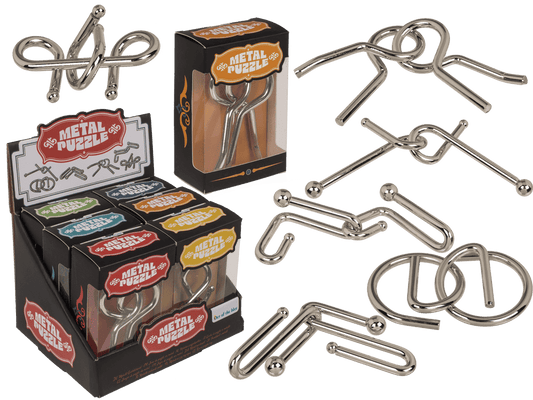 Metal puzzle, 9 cm,